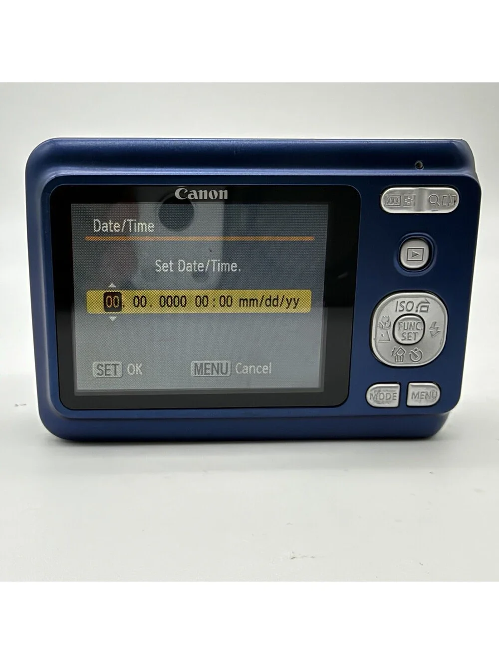 Canon‎ PowerShot A480 10MP Digital Camera Blue 3.3x Zoom Lens Error Parts Repair